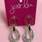 Iridescent Link Earrings