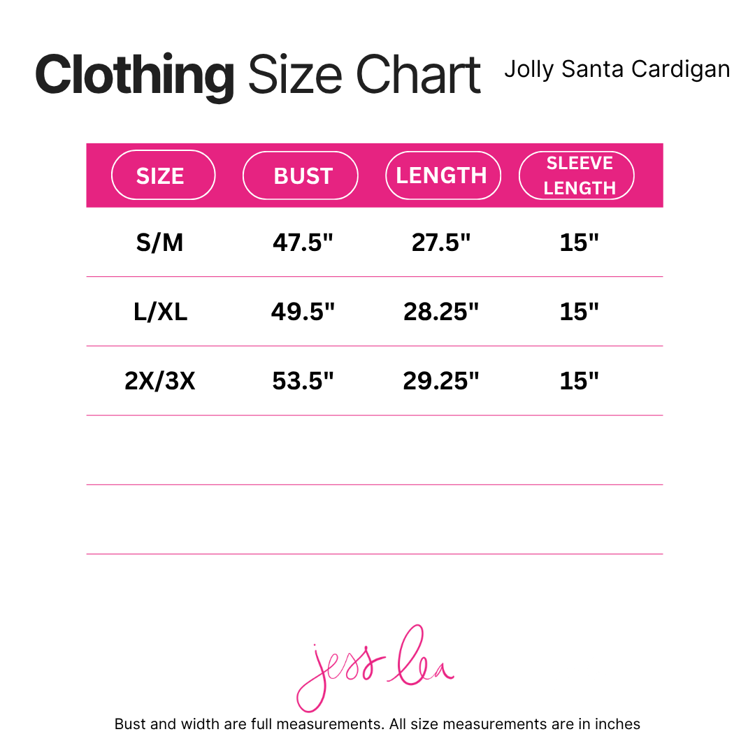 PREORDER- Jolly Santa Cardigan