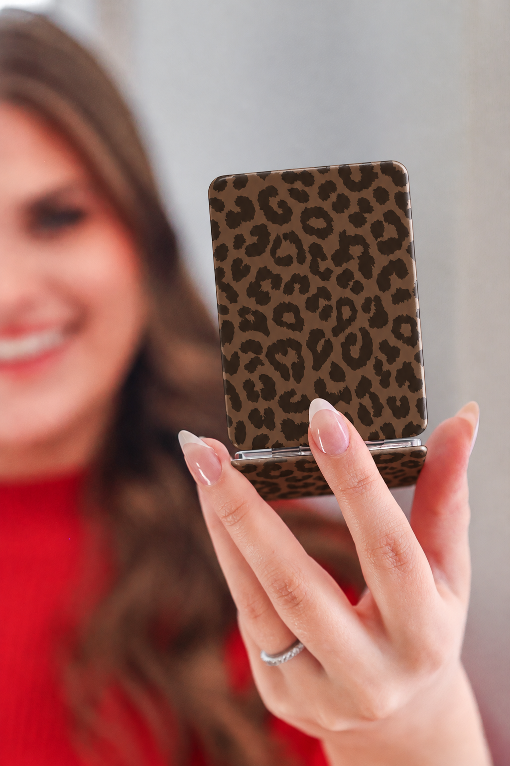 PREORDER- Compact Mirror- Coco Leopard