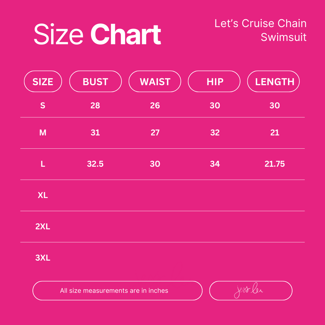 Let's Cruise Chain Swimsuit, Black