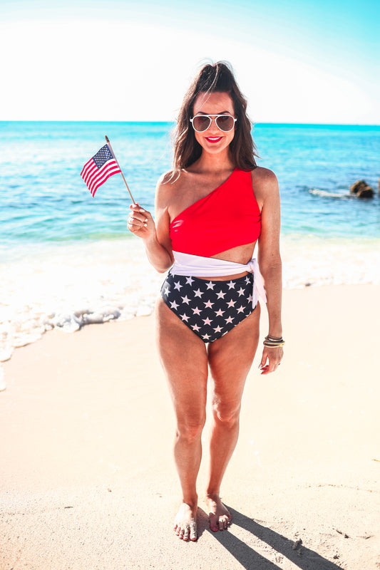 Liberty Island Tie Swimsuit