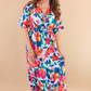 Ocean Mist Floral Dress