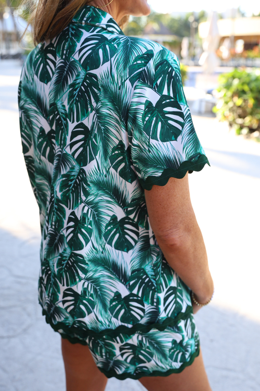 Savannah Textured Ric Rac Set, Palm Leaf