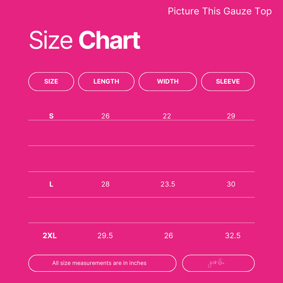 Picture This Button Up Gauze Top