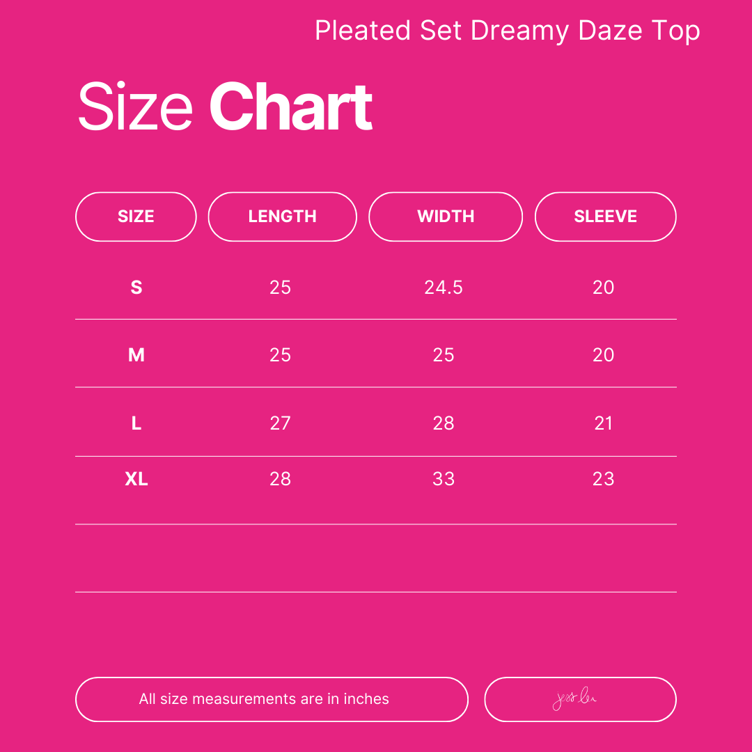 Dreamy Daze Pleated Set