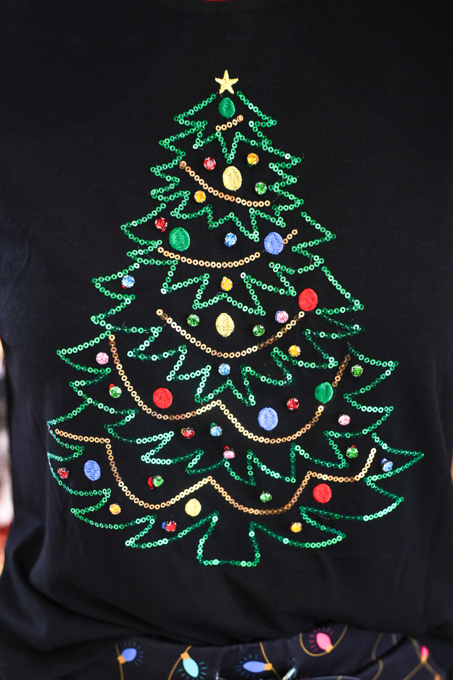 PREORDER- Embellished Christmas Tree Tee