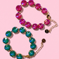 Pink Paradise Round Crystal Bracelet
