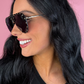 Showstopper Studded Aviator Sunglasses