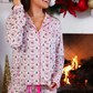 Santa's Favorite Ruffle Pajama Set