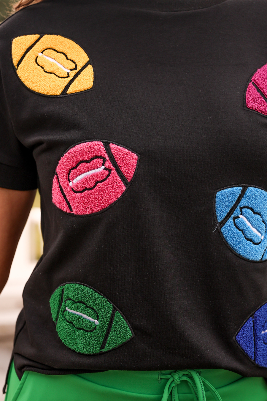 Pass The Ball Patch Top