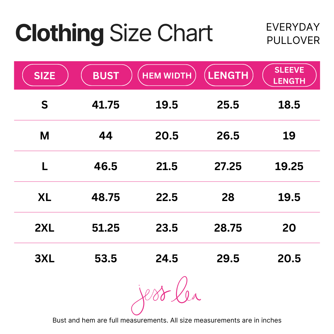 Everyday Pullover- Pink Regal Blossom