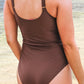 Coastal Couture Swimsuit- Chocolate