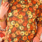 PREORDER- Emma Mesh Tee- Harvest Blooms