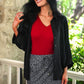 PREORDER- Sloane Button Up Top- Black