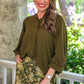 PREORDER- Olive Blossom Skort