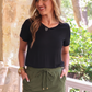 PREORDER- Solid Olive Skort