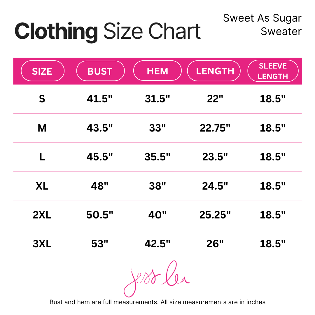 PREORDER- Sweet As Sugar Sweater- Red
