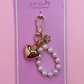 Sweetheart Pearl Bag Charm