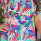Talk Of The Tropics Ruffle Top