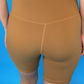 Solid Tan Biker Shorts
