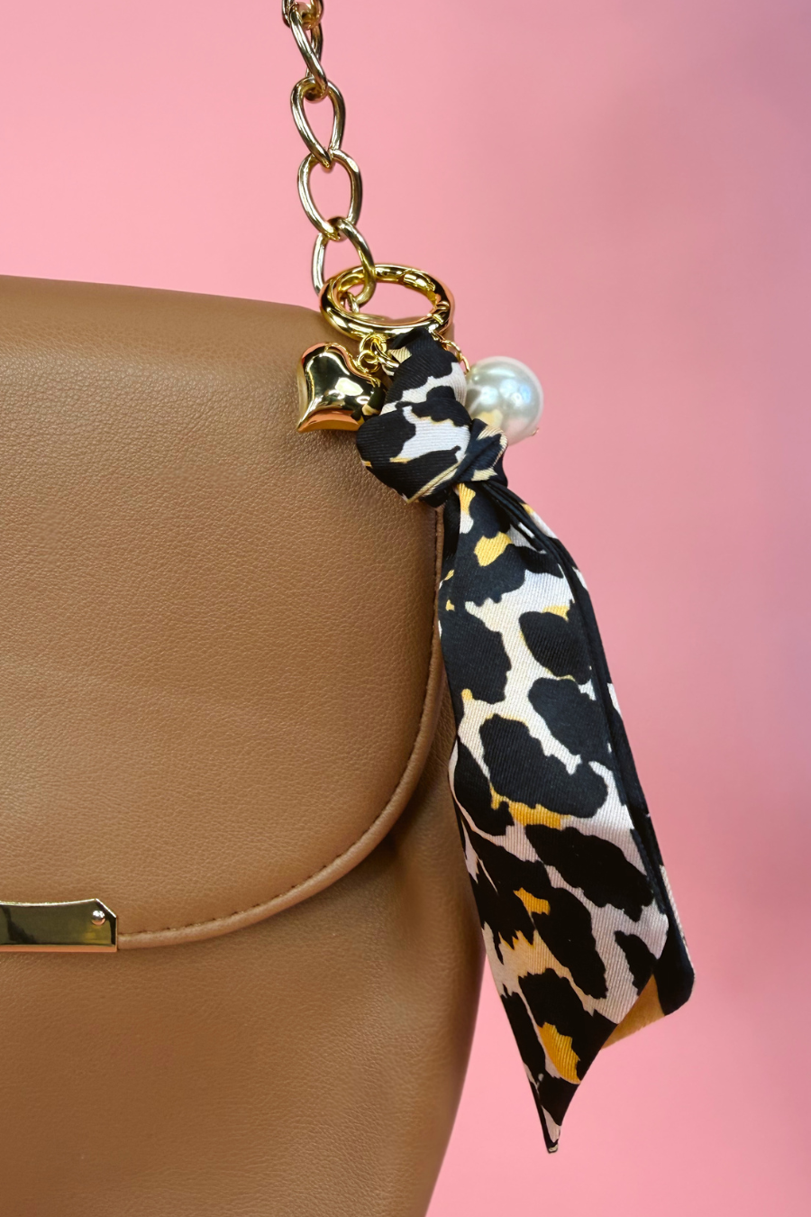 Wild Heart Scarf Bag Charm