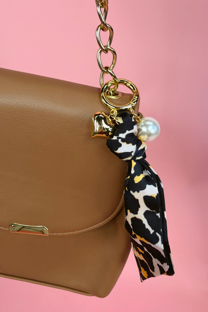 Wild Heart Scarf Bag Charm