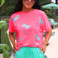 Margaritaville Sequin Patch Top