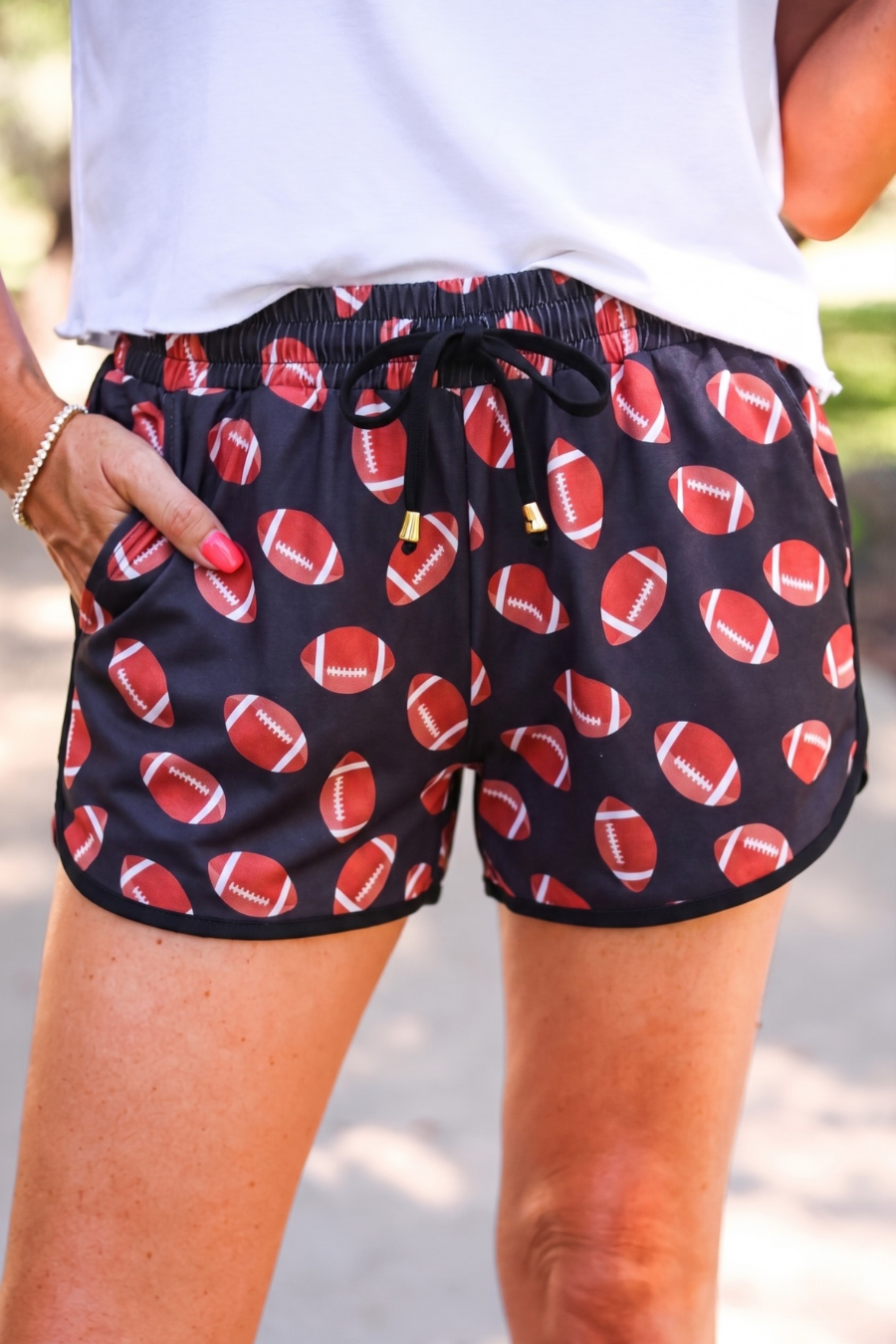 PREORDER- Friday Night Lights Drawstring Everyday Shorts