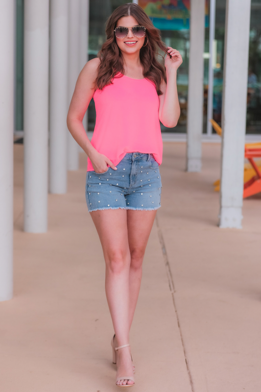 Reese Rhinestone Shorts - Jess Lea Wholesale