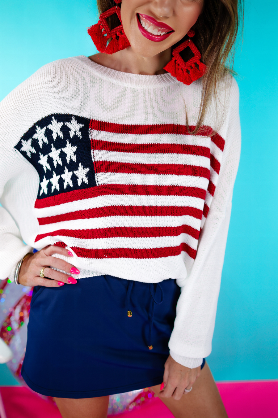 Americana Flag Sweater