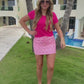Bow Stripes Skort
