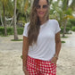 Red Gingham Everyday Shorts