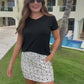 Checkmate Chic Checkered Skort