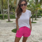 Solid Raspberry Everyday Shorts