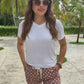 Mocha Mousse Polka Dot Everyday Shorts