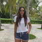 Navy Polka Dot Everyday Shorts