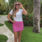 Pink Polka Dot Skort