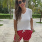 Red Polka Dot Everyday Shorts