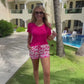 Eternal Blossom Everyday Shorts- Pink