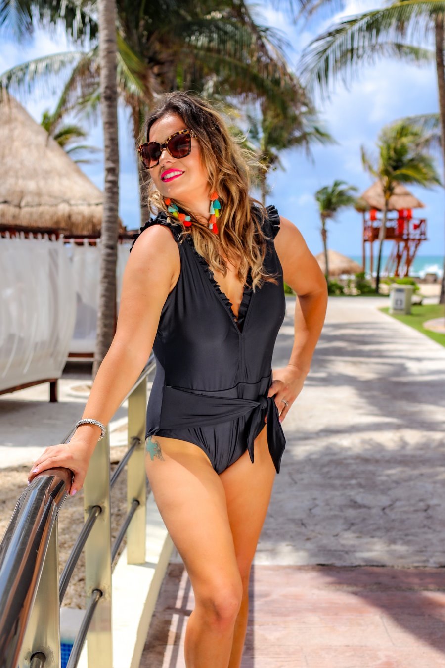 Cabana Life Ruffle Tie Swimsuit - Jess Lea Wholesale