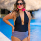 Make A Splash Halter Swimsuit - Jess Lea Wholesale