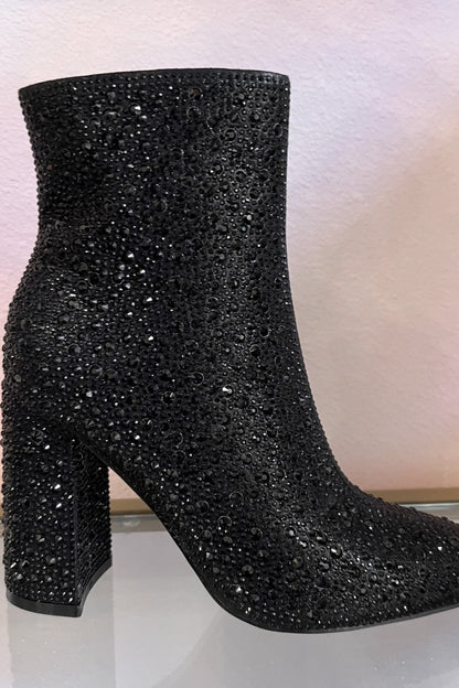 Dripping In Rhinestones Booties - Jess Lea Wholesale