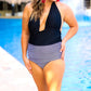 Make A Splash Halter Swimsuit - Jess Lea Wholesale