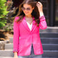 Get To Work Pink Leopard Blazer - Jess Lea Wholesale