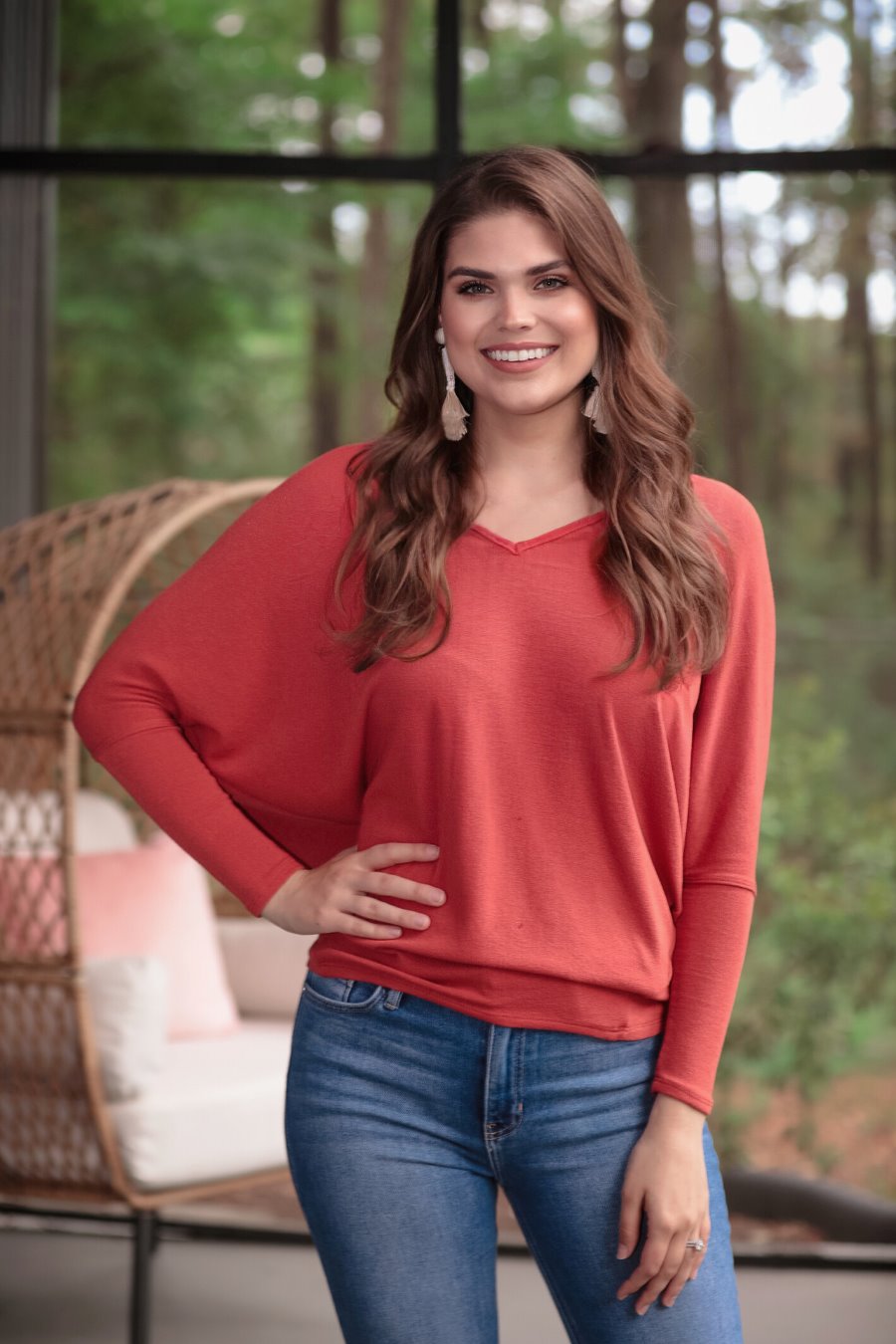 Melanie Dolman Sleeve Top - Jess Lea Wholesale