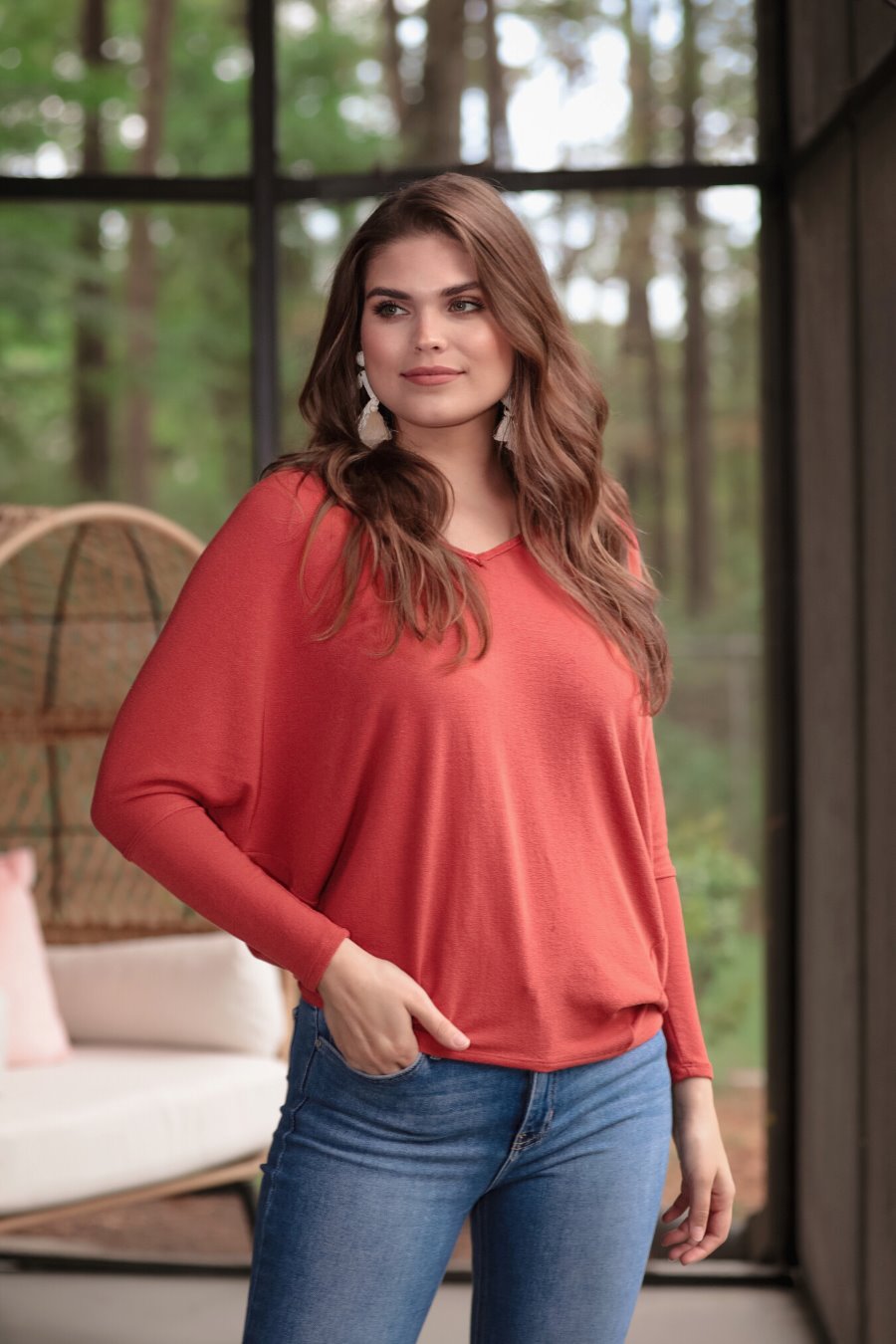 Melanie Dolman Sleeve Top - Jess Lea Wholesale