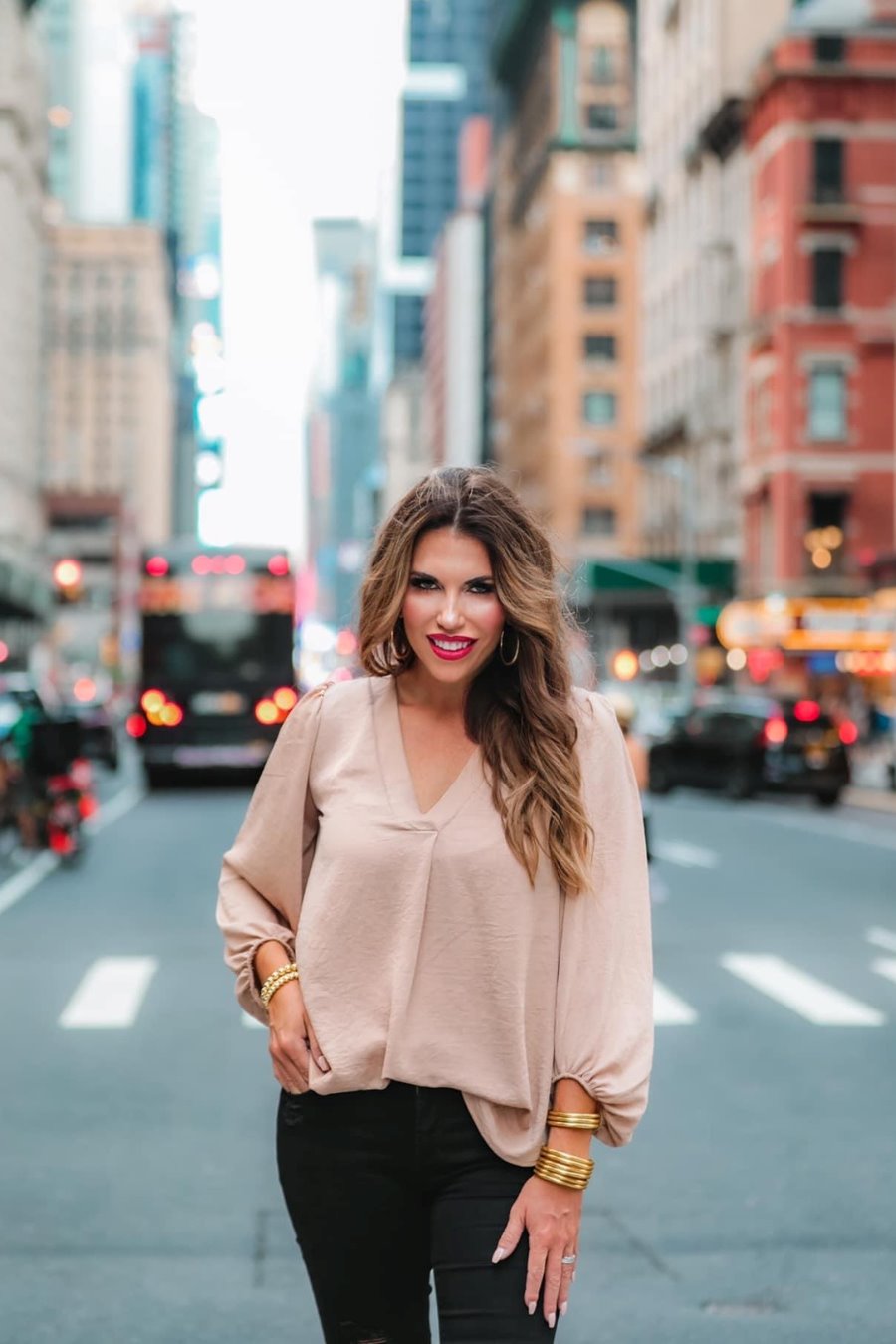 Jamie Balloon Sleeve Top - Jess Lea Wholesale