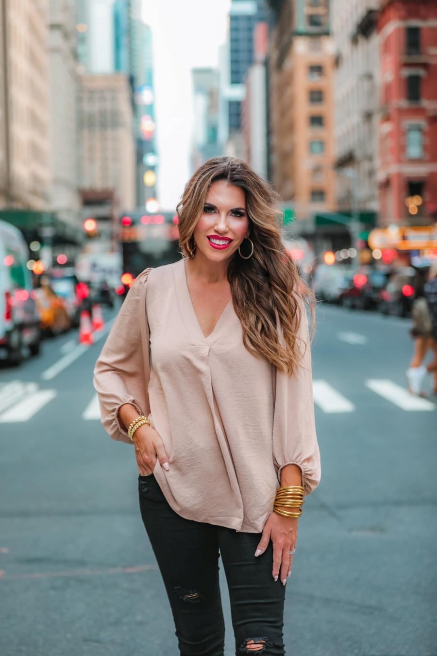 Jamie Balloon Sleeve Top - Jess Lea Wholesale