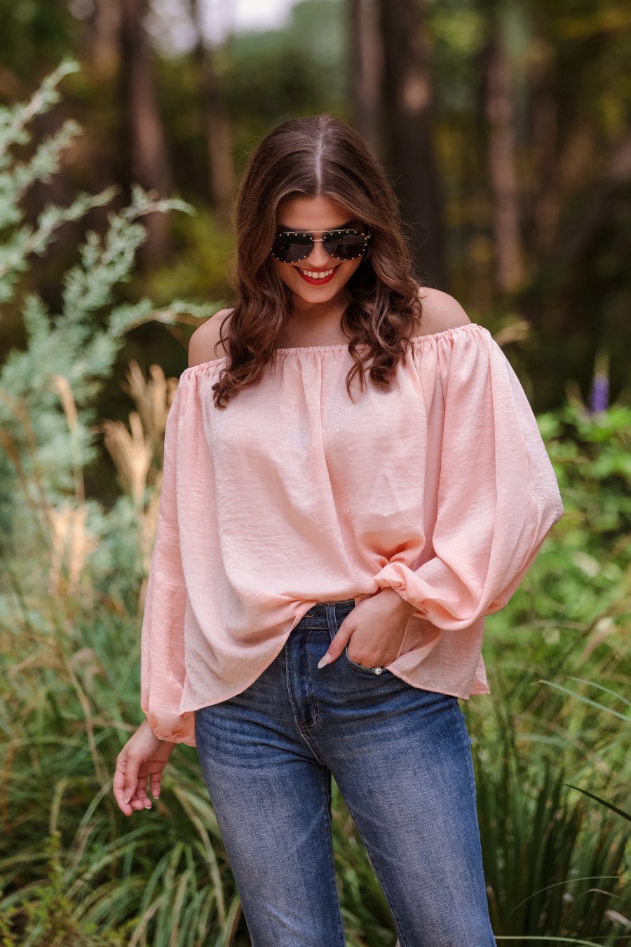 Chasing Fame Satin Off the Shoulder Top - Jess Lea Wholesale