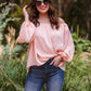 Chasing Fame Satin Off the Shoulder Top - Jess Lea Wholesale